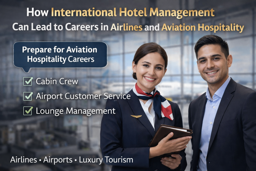 international hotel management aviation careers