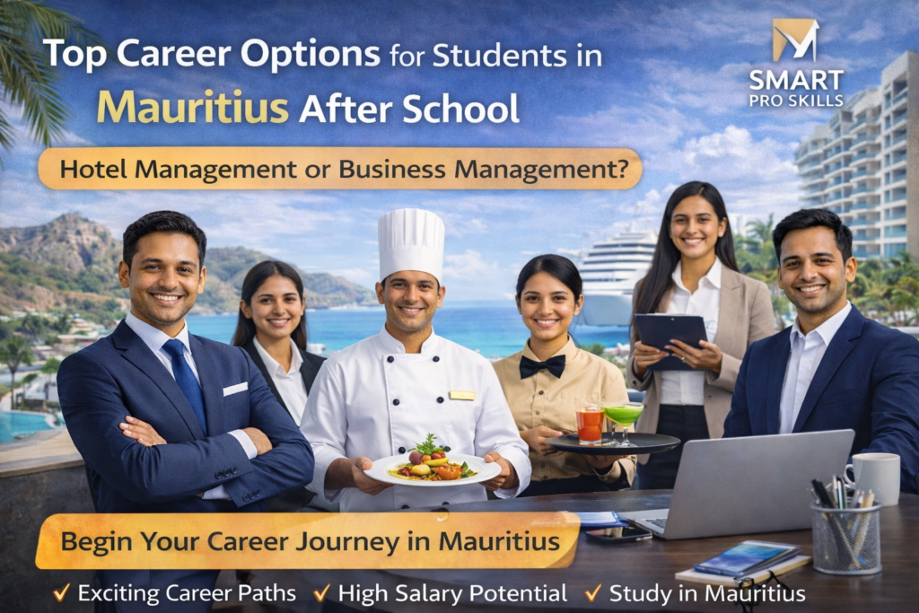 students after school Mauritius career guidance