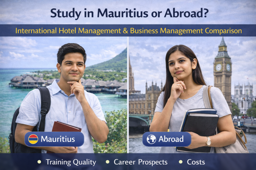study abroad vs Mauritius students comparison