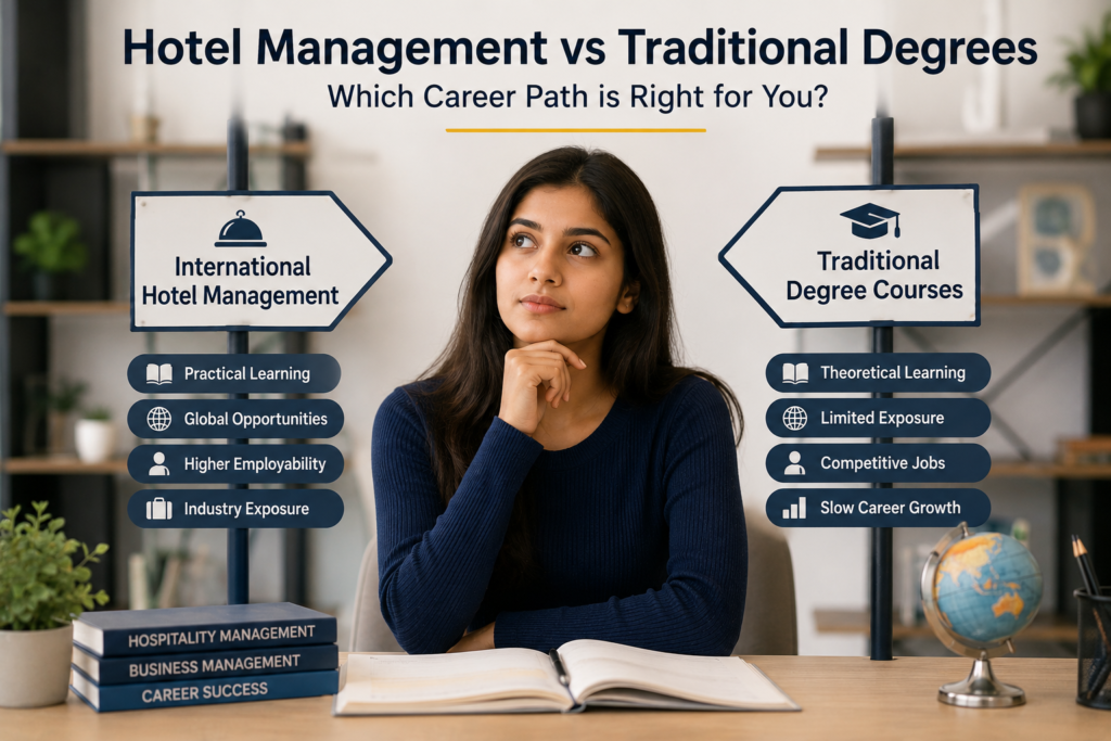 hotel management vs traditional degrees Mauritius