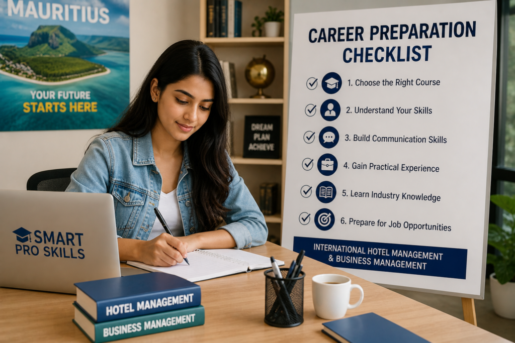 career preparation checklist Mauritius students