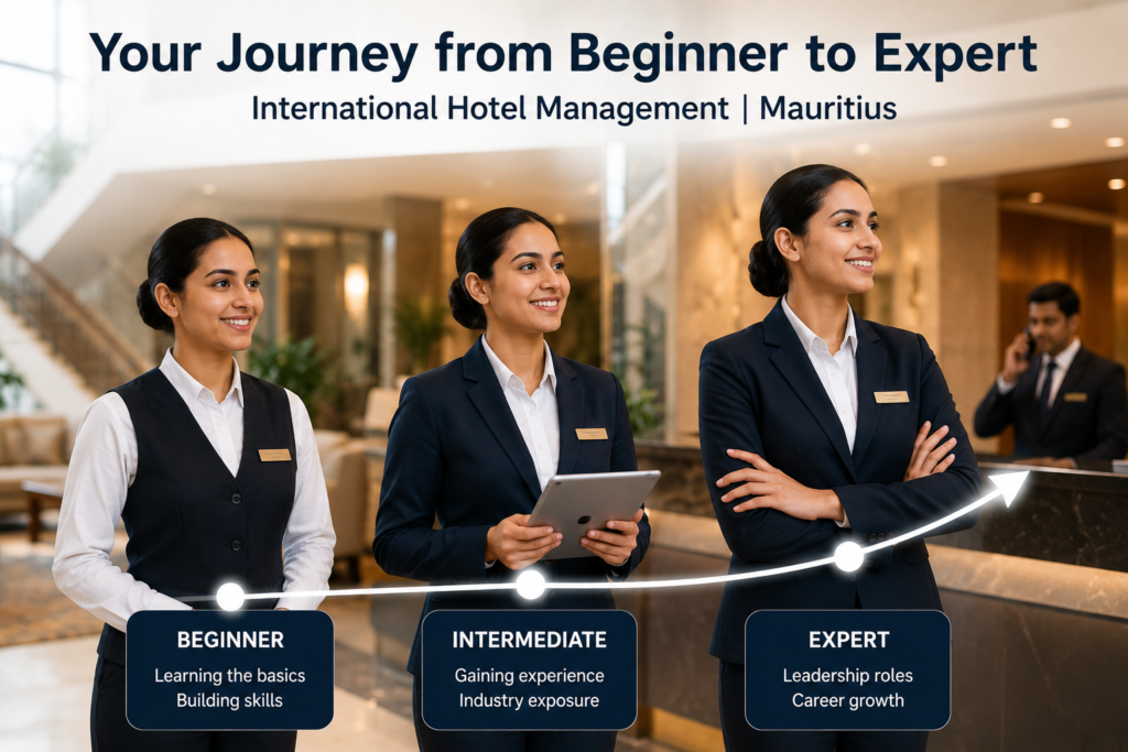 beginner to expert career Mauritius